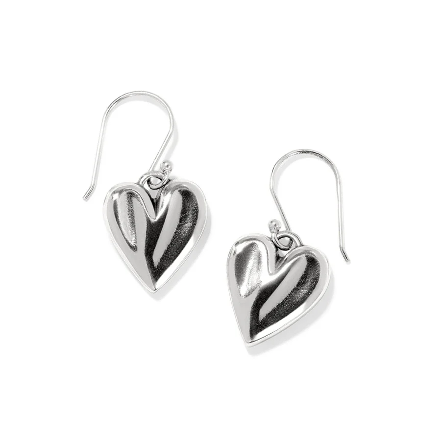 Cascade Heart Reversible French Wire Earrings - Image 2