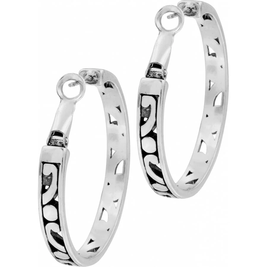 Contempo Medium Hoop Earrings - Image 10