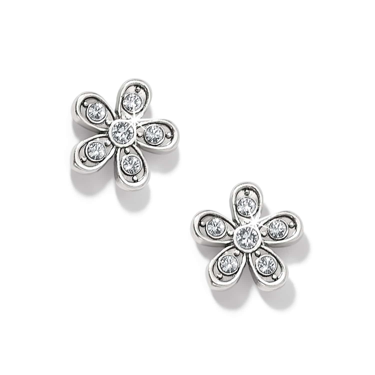 Enchanting Flower Post Earrings - Image 3