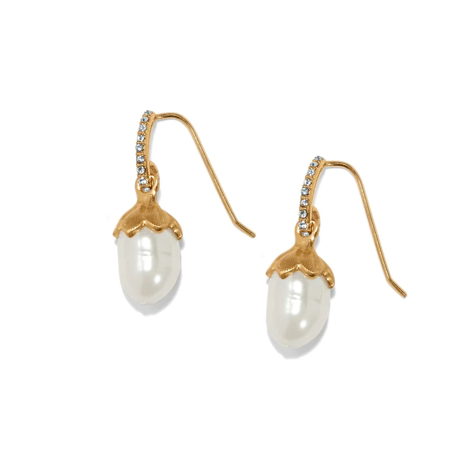 Everbloom Pearl Drop French Wire Earrings - Image 3