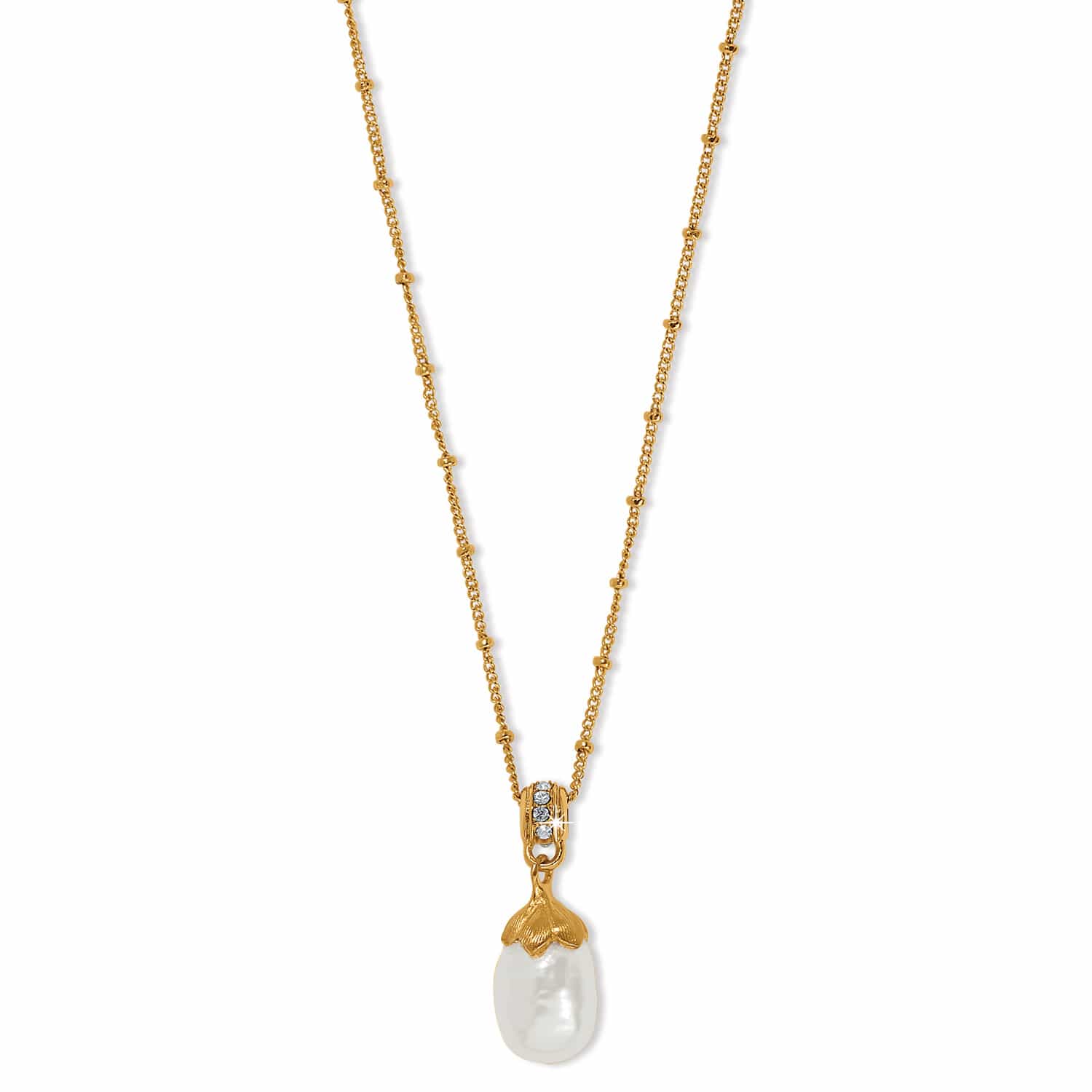 Everbloom Pearl Drop Necklace - Image 6