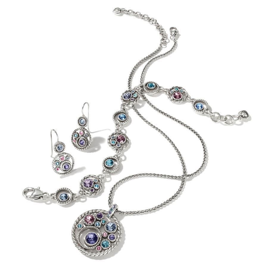 Halo French Wire Earrings - Image 3