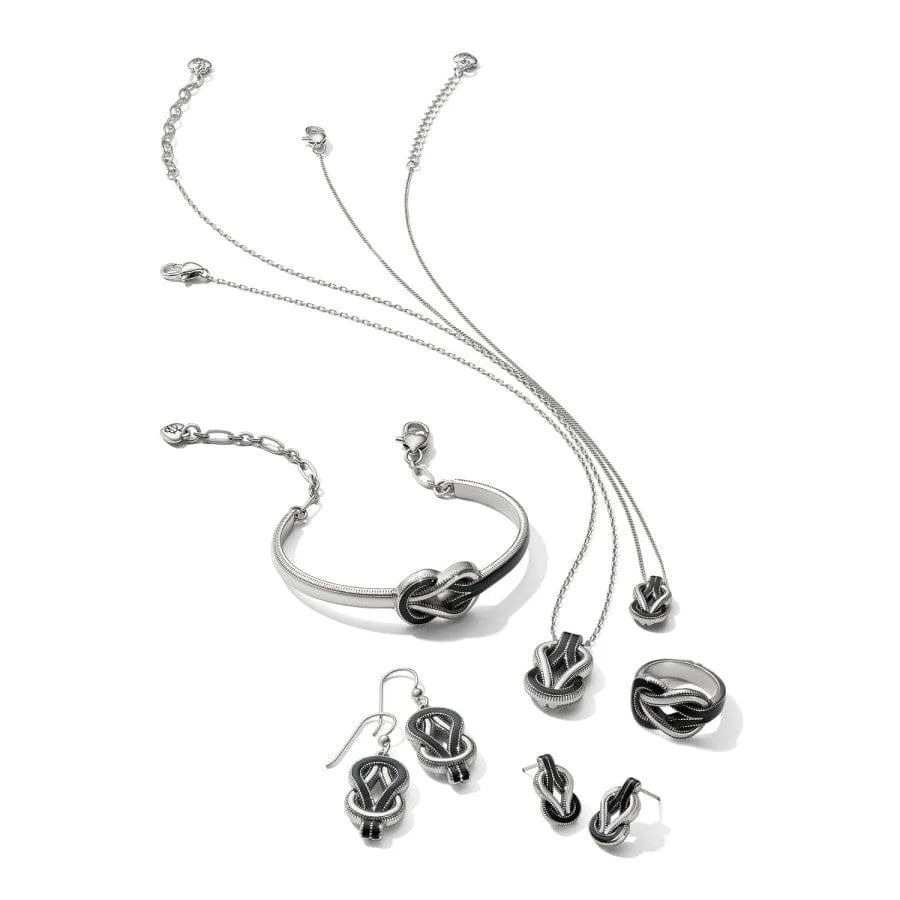 Interlok Harmony Black French Wire Earrings - Image 3