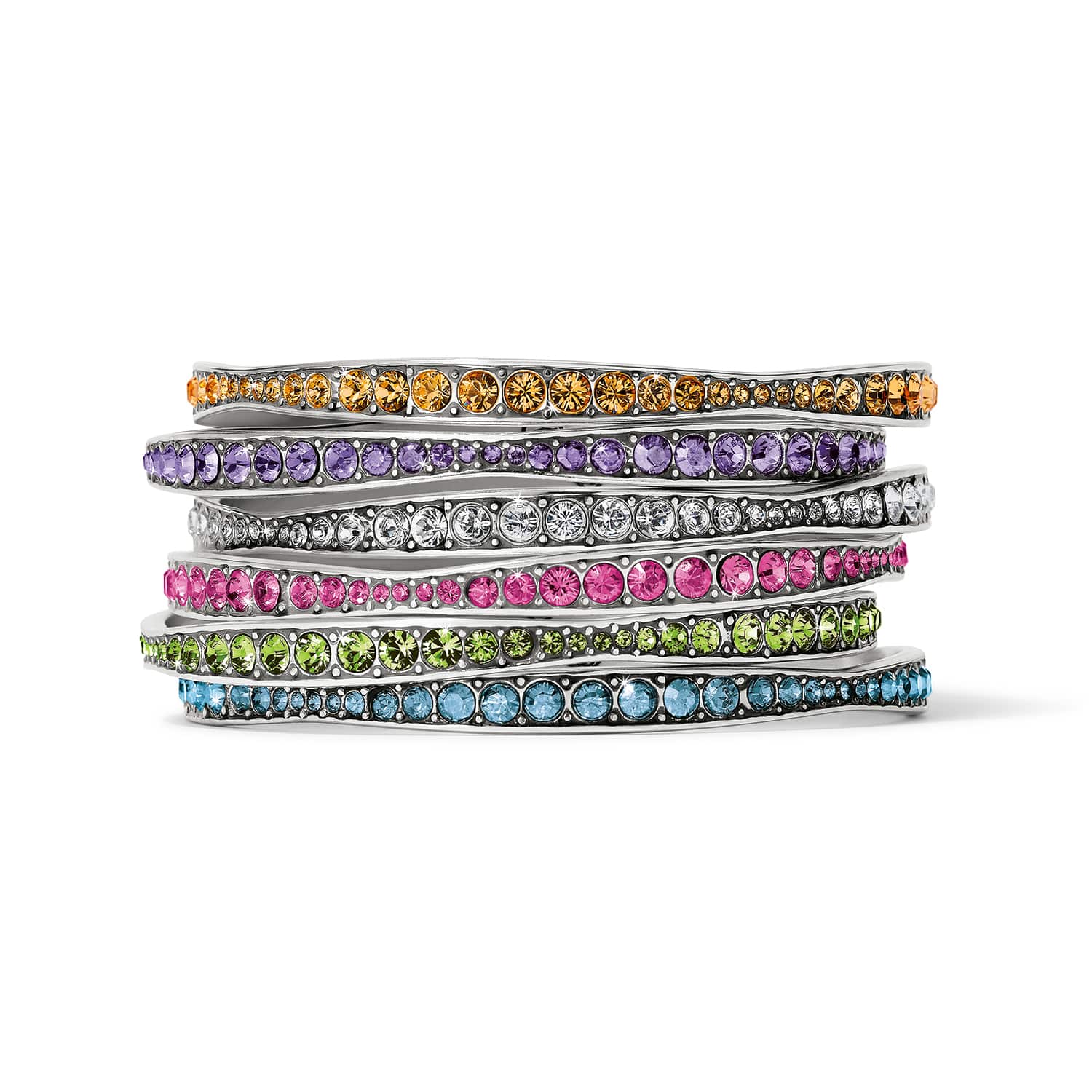 Light Hearted Crystal Bangle - Image 7