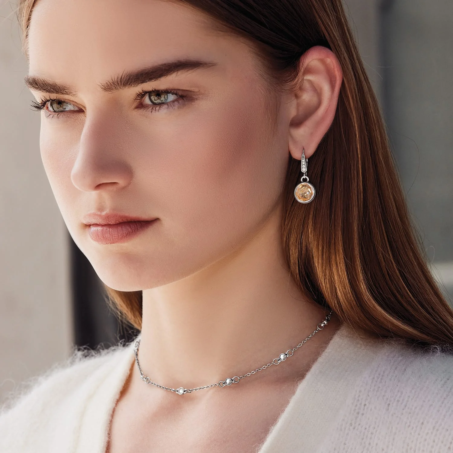 Meridian Aurora Leverback Earrings - Image 5