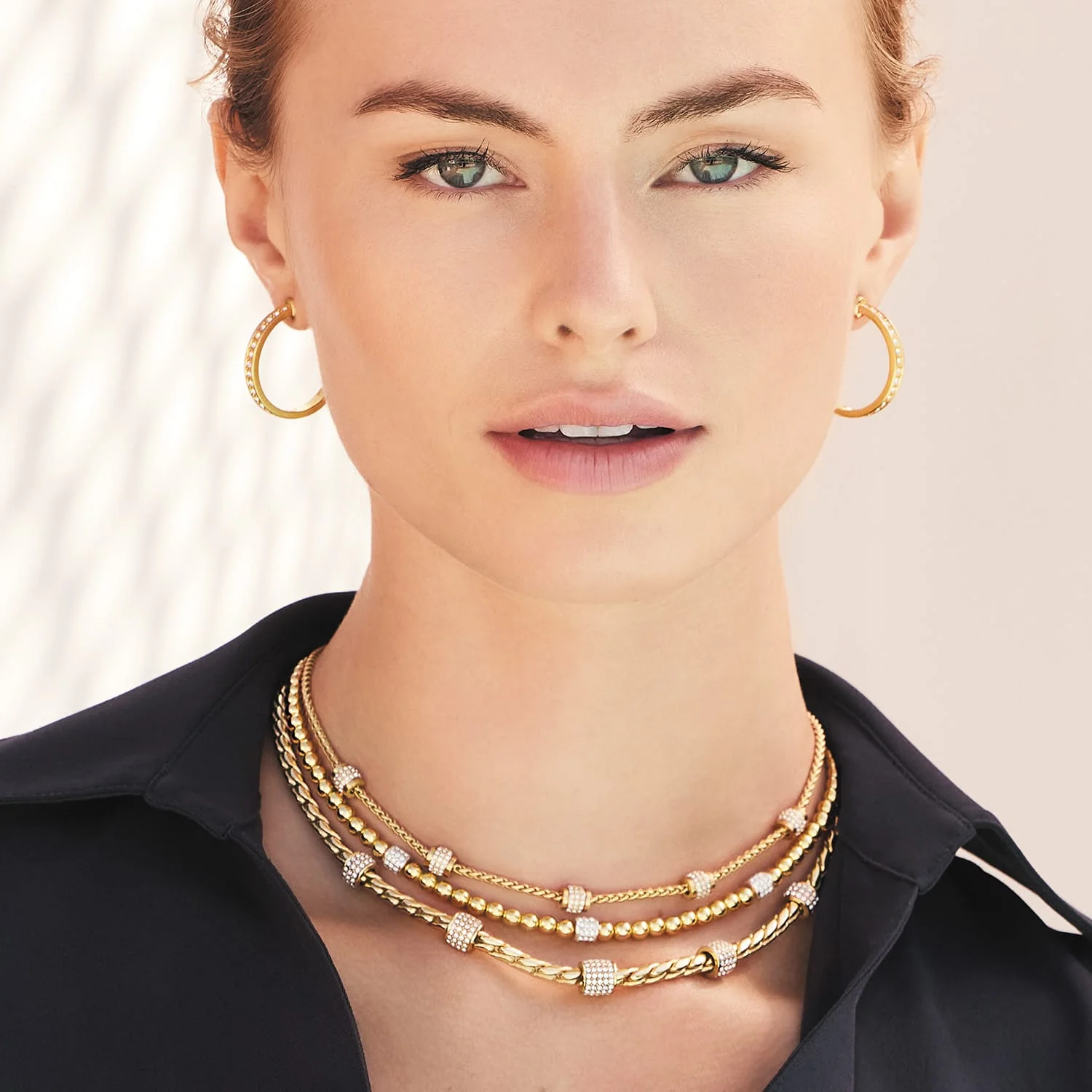 Meridian Petite Beads Station Necklace - Image 4