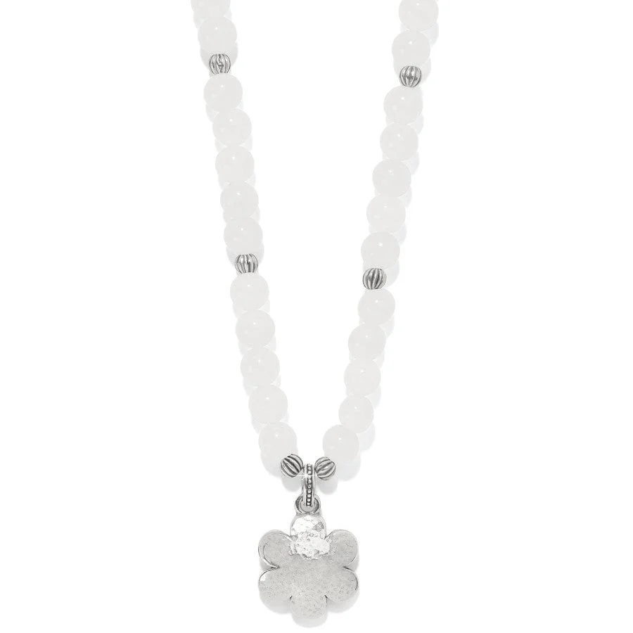 Metal Petal Bead Necklace - Image 2
