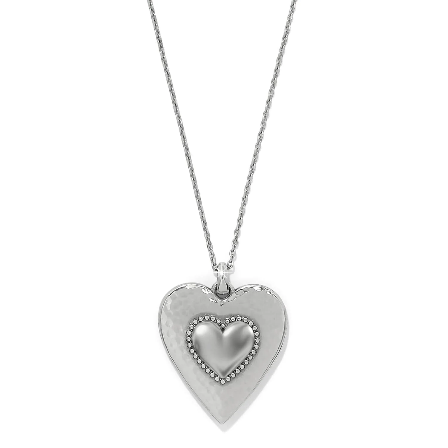 Pretty Tough Gem Heart Necklace - Image 2