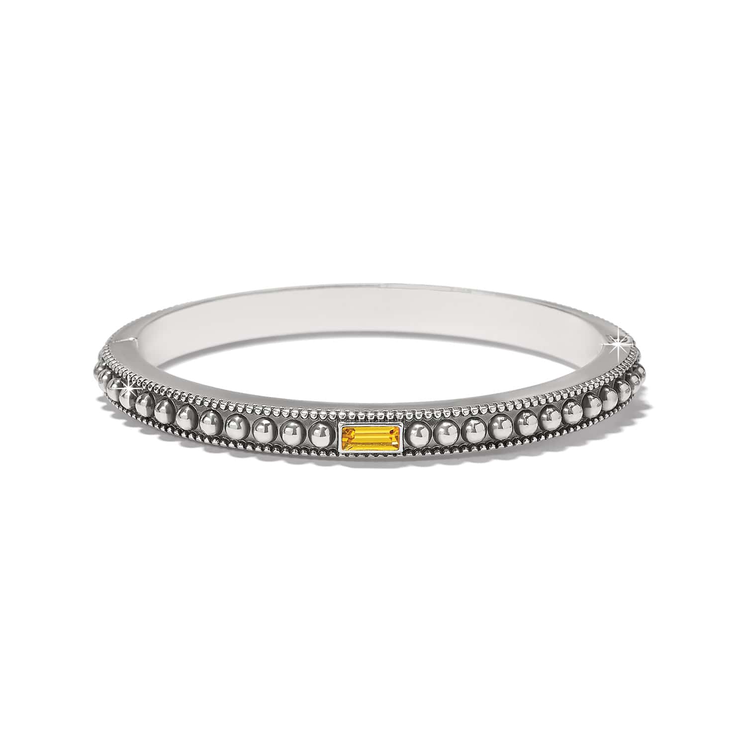 Pretty Tough Gem Hinged Bangle - Image 5