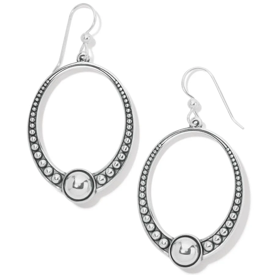 Pretty Tough Oval French Wire Earrings - Image 2