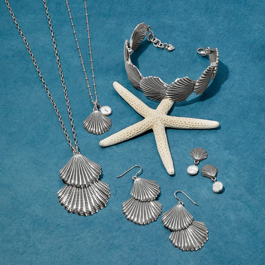 Silver Shells Two Tier Necklace - Image 4
